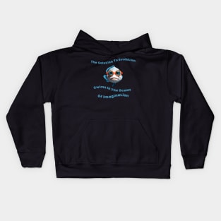 Evolution Ocean Imagination Shirt - Artistic Statement Tee for Daily Wear, Unique Gift for Dreamers and Thinkers Kids Hoodie